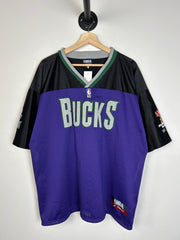 Vintage 2005 Majestic Milwaukee Bucks Purple Football Jersey