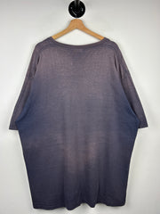 Vintage 90s Lee Sport Faded Navy Blank Tee