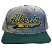 Vintage 90s Starter Alberta University Tailsweep Melton Wool Snapback Hat