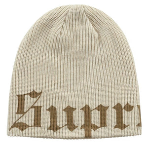 Supreme SS26 Old English Printed Stone Beanie