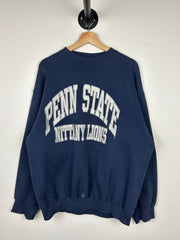 Vintage 90s Penn State Nittany Lions Distressed Navy Crewneck