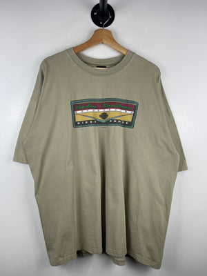 Vintage 90s Harley Davidson Sun Aruba Beige Tee