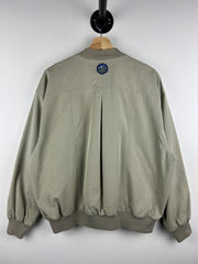 Vintage 90s Nike Golf Beige Bomber Jacket
