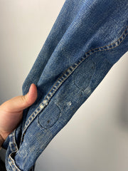 Vintage 60s Levis Big E Type 3 521 Blue Denim Trucker Jacket