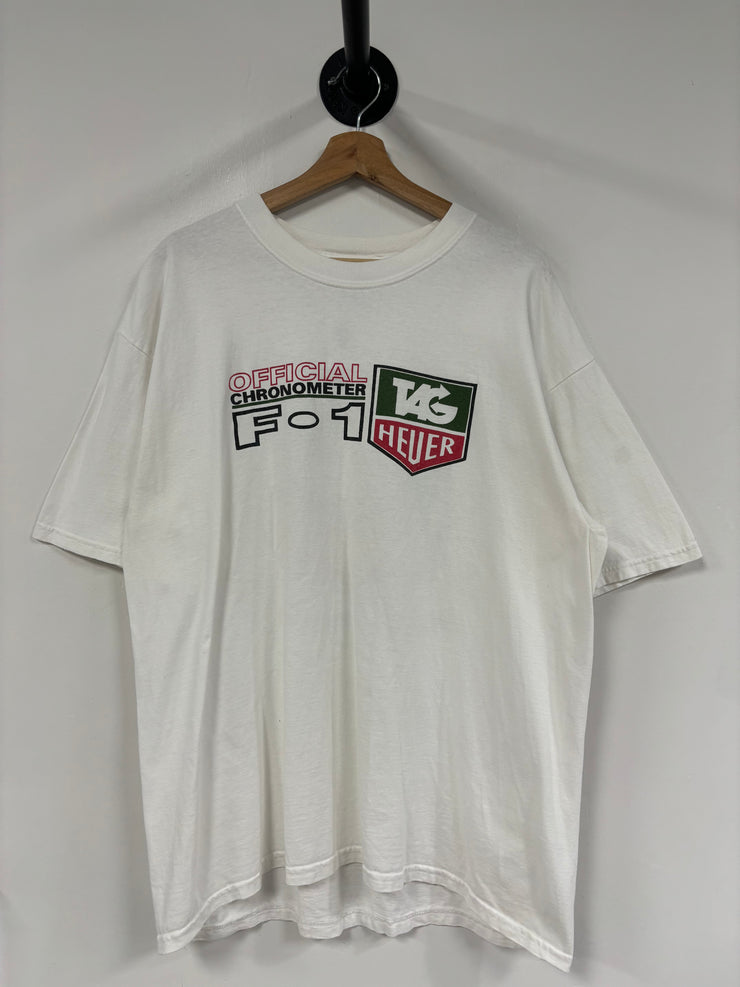 Vintage F1 Tag Heuer White Tee