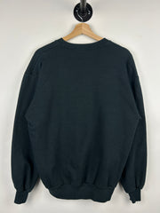 Vintage 90s Jerzees Blank Black Crewneck