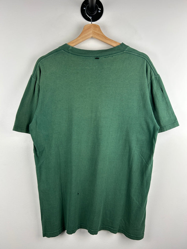 Vintage 90s NFL Green Bay Packers Looney Tunes Taz Green Tee