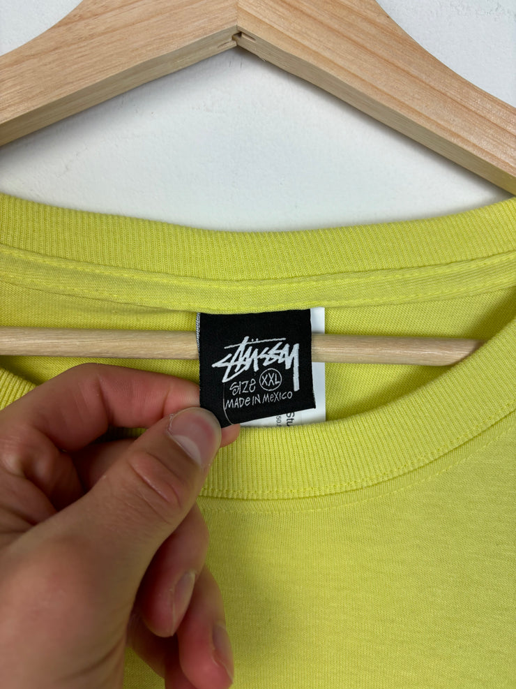 Stussy Basic Stock Yellow Tee