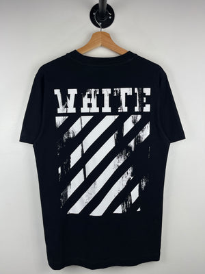 Off White Diagonal Black Tee