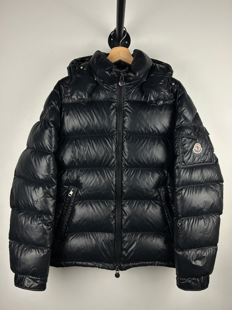 Moncler Maya Giubbotto Down Filled Black Puffer Jacket