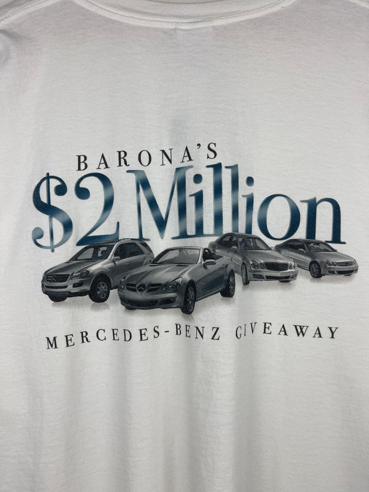 Vintage Mercedes Benz Giveaway White Tee