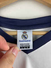 Vintage Real Madrid White Soccer Jersey