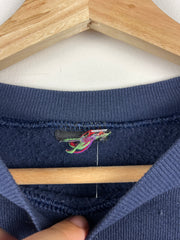 Vintage 90s Disney Mickey Mouse Daffy Duck Goofy Navy Crewneck