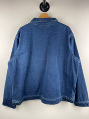 Carhartt Detroit Blue Denim Cropped Work Jacket