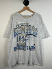 Vintage 1996 Ravens Winnipeg Blue Bombers Grey Tee