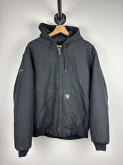 Vintage Carhartt Active Black Hooded Jacket J133 BLK