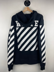 Off White Caravaggio Diagonal Black Hoodie
