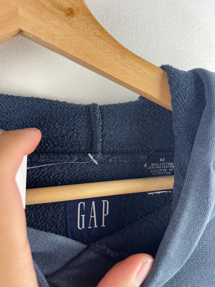 Vintage Gap Embroidered Navy Hoodie