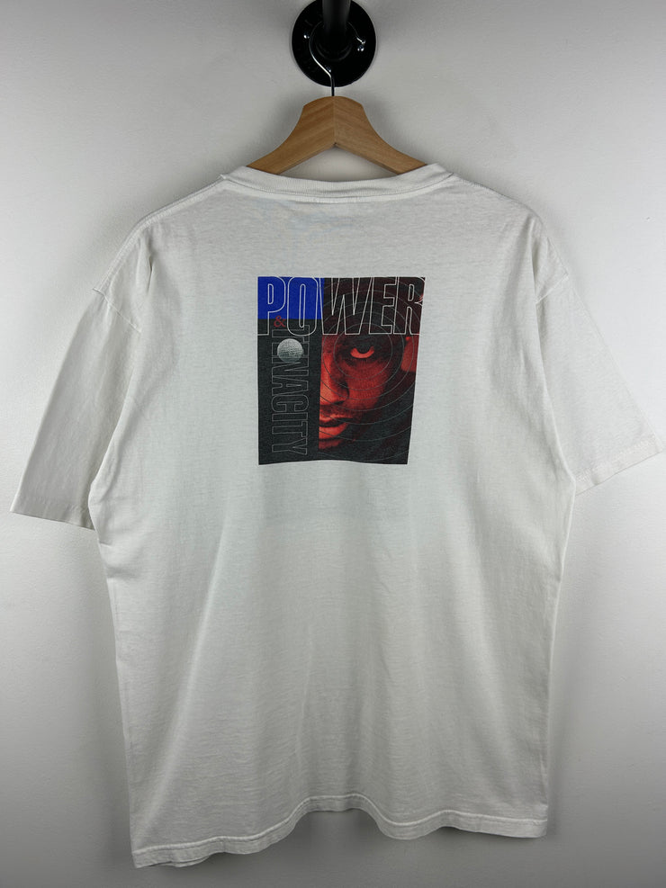 Vintage 90s Nike Golf Tiger Woods Precision Control White Tee