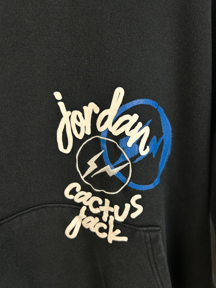 Travis Scott x Jordan x Fragment Black Hoodie