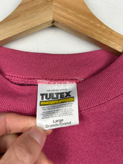Vintage 90s Tultex Blank Pink Crewneck