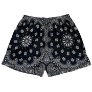 Studio 1999 x VMH Black Paisley Mesh Shorts