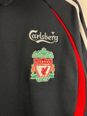 Vintage 2006 Adidas Liverpool Grey Polo Jersey