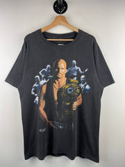 Vintage 90s WWF Stone Cold Steve Austin Rules Black Tee