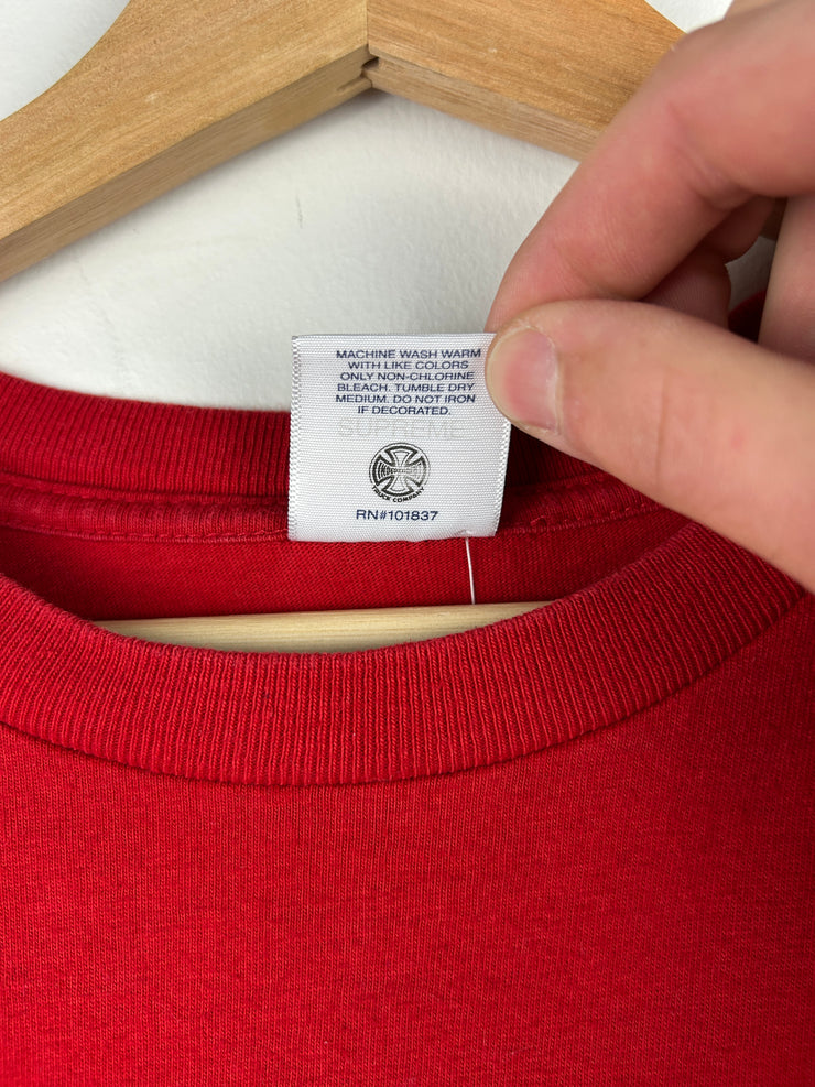 Supreme X Independent Skateboards FW17 Old English Red Tee