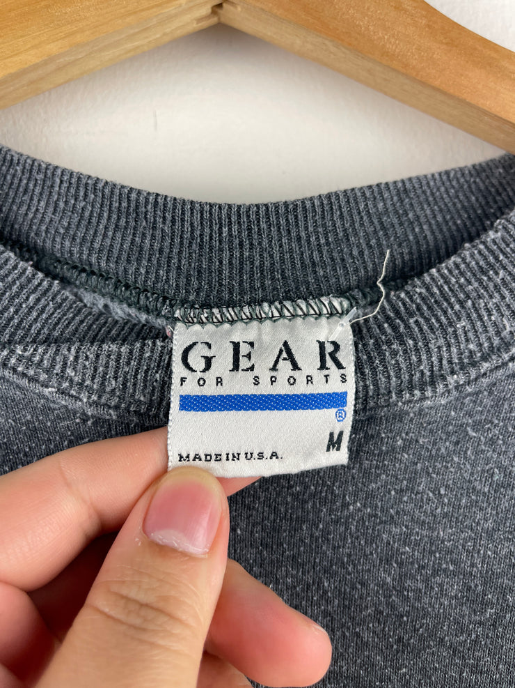 Vintage 90s Oswego State University Dark Grey Crewneck