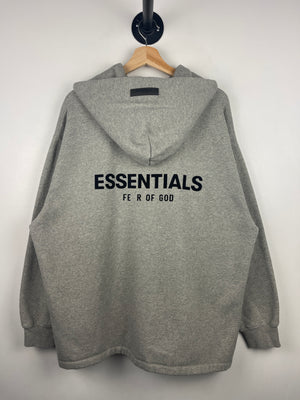 Fear Of God Essentials Dark Oatmeal Relaxed Hoodie