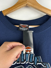 Vintage 2005 Harley Davidson Eagle London Navy Long Sleeve