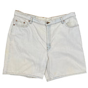 Vintage 90s Levis 522 Light Wash Blue Denim Shorts