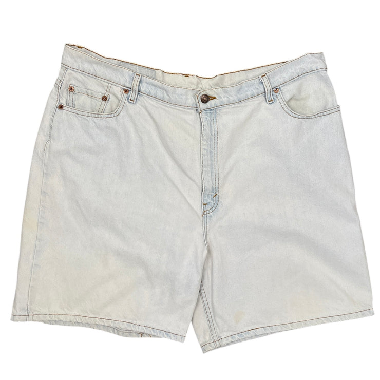 Vintage 90s Levis 522 Light Wash Blue Denim Shorts