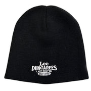 Vintage Lee Dungarees Cant Bust Em Black Beanie