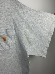Vintage 90s Carhartt Thrashed Grey Pocket Tee