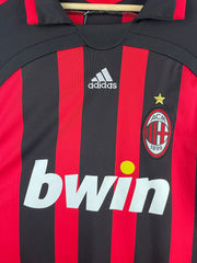 Vintage 2006 Adidas AC Milan Kaka Home Long Sleeve Soccer Jersey
