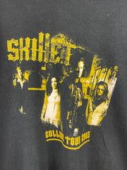 Vintage 2005 Skillet The Collide Tour Black Tee