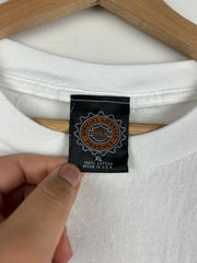 Vintage 90s Harley Davidson White & Red Tee