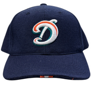 Vintage 90s NFL Nike Miami Dolphins Navy Fitted Hat