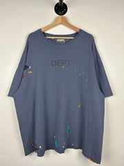 Gallery Dept. Logo Hand Painted Faded Navy Tee