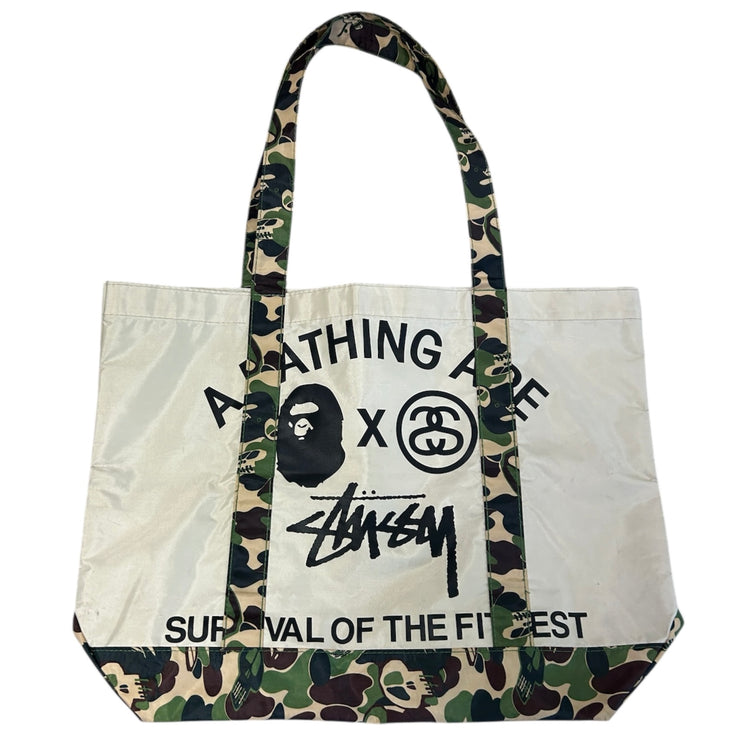 Stussy X Bape 2011 Nylon Tote