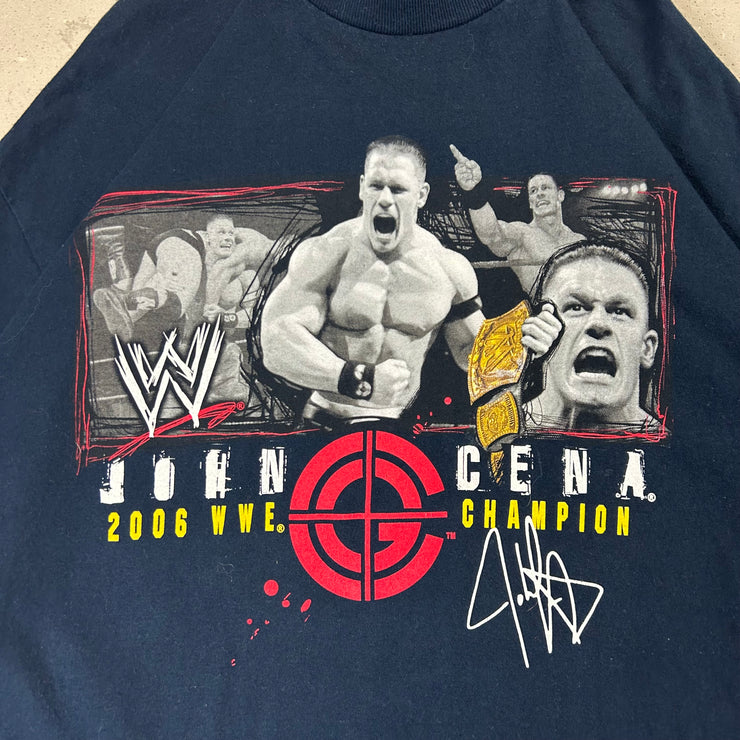 Vintage 2006 WWE John Cena Navy Tee