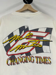 Vintage 1996 Nascar Mark Martin Valvoline White Tee