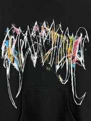 Revenge Lil Durk Painting Black Hoodie