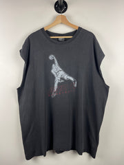 Vintage 90s And1 Basketball Black Cut Off Tank Top