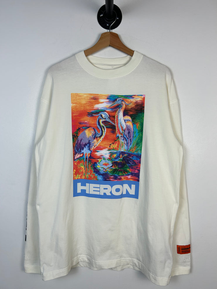 Heron Preston Concrete Jungle White Long Sleeve