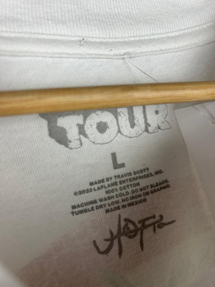 Travis Scott Utopia Circus Maximus Tour White Tee