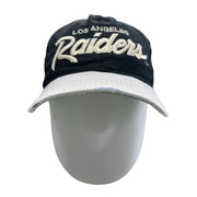 Vintage 90’s Raiders Script Black Wool Sports Specialties Snapback