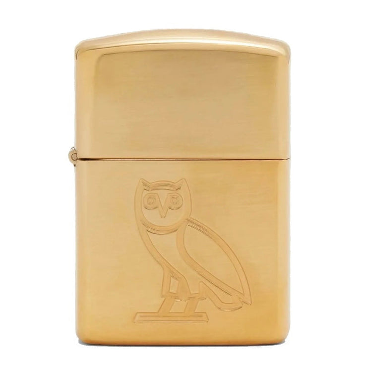 OVO Owl Gold Zippo